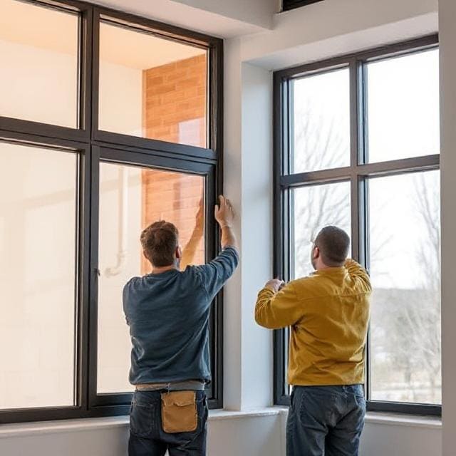 banner technician retrofitting window with double glazing in Sydney